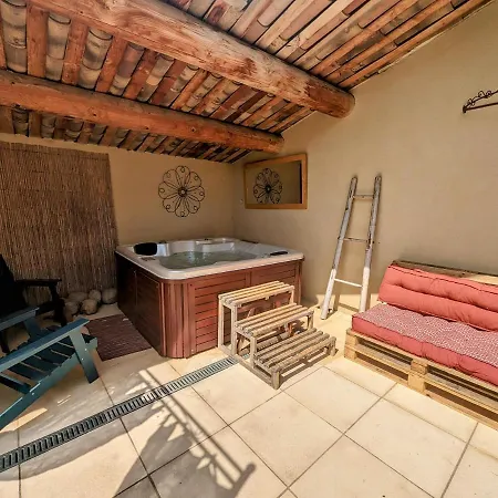 Gite Grand Luberon Chez Manon En Luberon - Vacation Rental In Guest House Lagnes Buitenkant foto